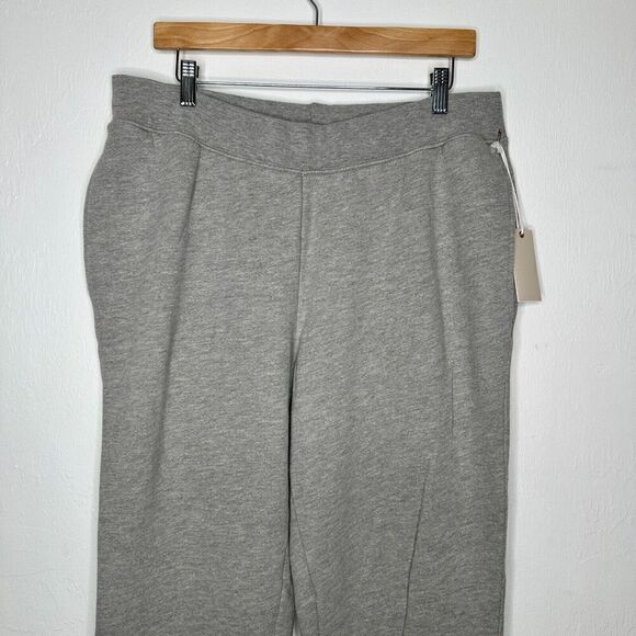 Good American New Womens Size 4  (US XL) Heather Grey Boyfriend Sweatpants NWT - Picture 3 of 7